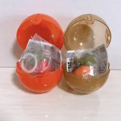 【未開封】くだものさん めじるしアクセサリー りんごさん かきさん ガチャ