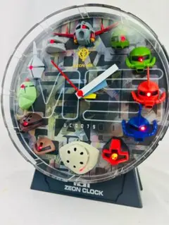 【専用】ガンダム　ジオン軍モビルスーツ アラームクロック ZEON CLOCK 2025年最新】ジオンクロックの人気アイテム - メルカリ