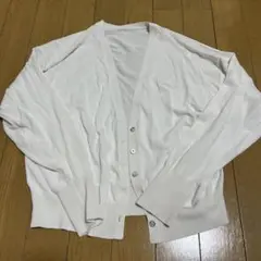 カーディガン　ホワイト　natural beauty basic