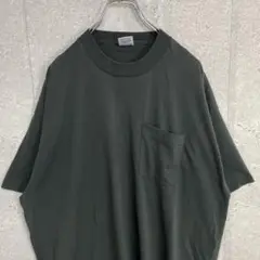 BVD USA製 90s シングルステッチ 無地　ブラックTシャツ 2XL
