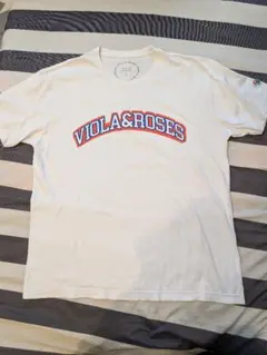 VIOLA & ROSES Tシャツ Lサイズ ホワイト　アメリカ製