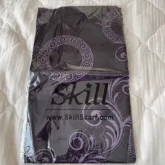 新品　未開封　スカーフ　パープル　紫　Skill Scarf