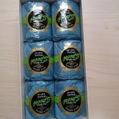 水色の綿100%糸 50g×6個入り