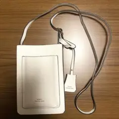ホワイト スマホショルダーバッグ