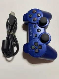 SONY PS3 コントローラー 青色 USB接続