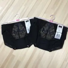 GUNZE Tuché ショーツ Mサイズ ブラック　2枚セット