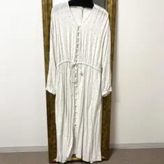 PHEENY フィーニー/RAYON DOT L/S DRESS