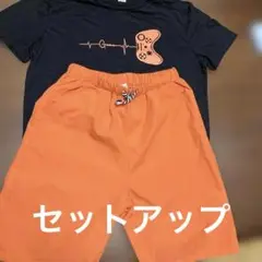 SHEIN ゲームコントローラー Tシャツとショートパンツ セット 13-14Y