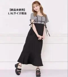 アプレジュール apresjour 袖フレアマーメイドワンピース アプレ