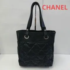 EG03 シャネル パリビアリッツPM トートバッグ シリアルシールあり