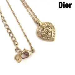 ✨極美品✨ Dior ネックレス エンブレム ビジュ 刻印 ゴールド 44cm