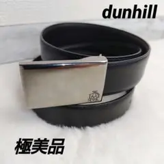✨極美品✨dunhill　ダンヒル　レザー　ベルト　BLACK　黒