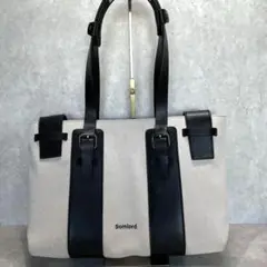 Somlord ソムロード トートバッグ モノトーン キャンバス × レザー