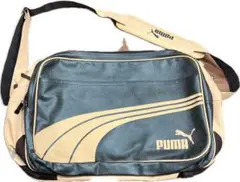 PUMA ショルダーバッグ ダークグリーン/クリーム