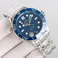 OMEGA 自動巻き 腕時計 青