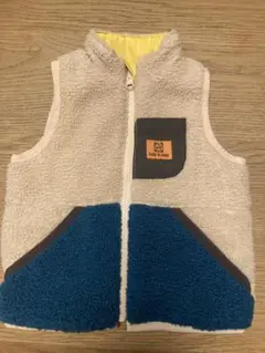 Daddy Oh Daddy ボア リバーシブルベスト　90サイズ