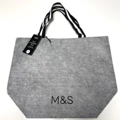 【新品】♡イギリスM&S マークス&スペンサー　フェルト　エコバッグ　タグ付♡
