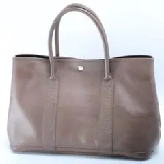 【良品】エルメス トートバッグ ガーデンパーティーPM ブラウン