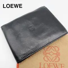 LOEWE アナグラム ナッパレザー 二つ折り財布 札入れ カード入れ 良品
