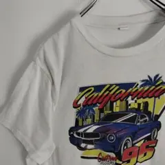カスタムモーター カリフォルニア 半袖Tシャツ 白T