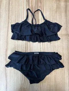 FITH フリル付き ブラック ビキニ