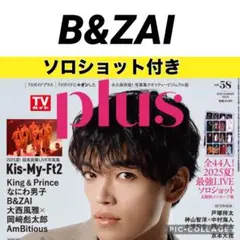 TVガイドPLUS B&ZAI ソロショット 切り抜き