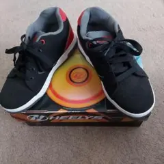 HEELYS ローラーシューズ ブラック/レッド 23㎝