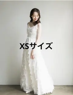 フェザードレスXSサイズ（ホワイト）　前撮りドレス