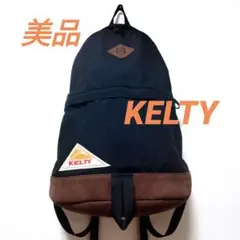 【美品】KELTY ケルティ リュック ブラック×スエード