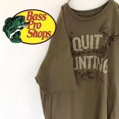 USA古着 bass pro shops オーバーサイズ Tシャツ ベージュ