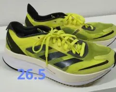 adidas Adizero スポーツシューズ イエロー
