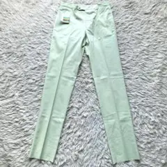【新品未使用 イタリア製】バランタインカシミヤ　パンツ　スラックス　グリーン　L