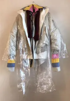 バレンシアガのレインコートです 新品未使用】BALENCIAGA バレンシアガ オペラコート黒36(XL相当