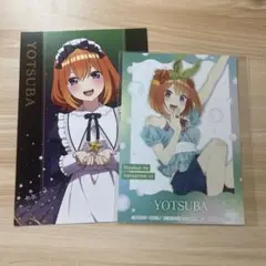 五等分の花嫁　特典　ポストカード　中野四葉　星空メイド　梅雨うたたね　プロマイド
