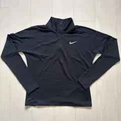 Nike DRI-FIT ブラック 長袖 ハーフジップ S