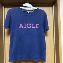 AIGLE ネイビー Tシャツ S