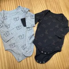 【最終価格】 babyGAP ロンパース 犬 恐竜 セット 60-70cm 美品