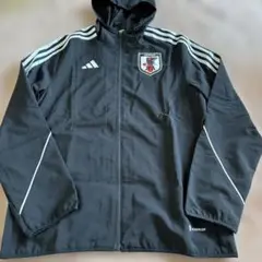 サッカー日本代表。ブラック。フード付き。M