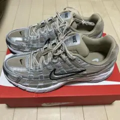 Nike P6000 シルバー/ベージュ スニーカー