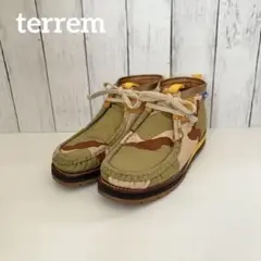 TERREM Vibramソール　モカシンシューズ　テレム　ワラビー　モカシン