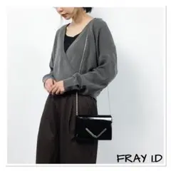 ★FRAY I.D★フレイアイディー ウールカシミアカシュクールプルオーバー