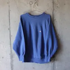 80s Champion Reverse Weave トレーナー M ブルー