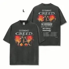CREED クリード バンド 両面プリント ヴィンテージ加工 Tシャツ L