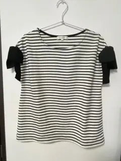 グローブ袖リボンつきブラウスMサイズ