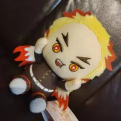 鬼滅の刃　煉獄杏寿郎　ぽふっとぬいぐるみ　マスコット