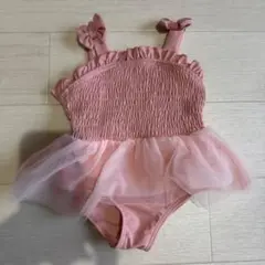 SHEIN ピンク チュチュ付き水着 6-9M 女の子