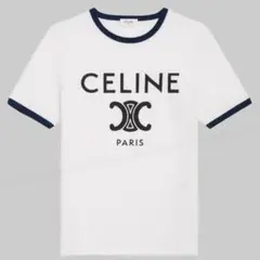 【セリーヌ】トリオンフ コットンTシャツ