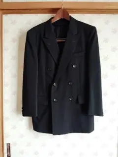 ダブルジャケット　礼服　ブラック