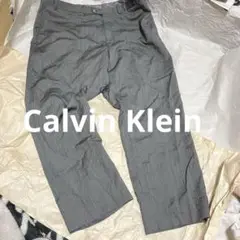 【Calvin Klein / カルバンクライン】 グレー スラックス W100