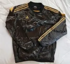 adidasプロフェッショナル アディプロ 黒 長袖 Vジャン 野球 Lサイズ